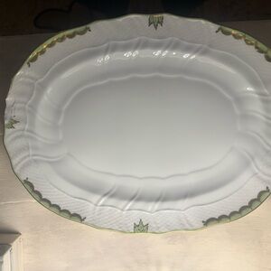Herend Princess Victoria Large Platter *DAMAGED*